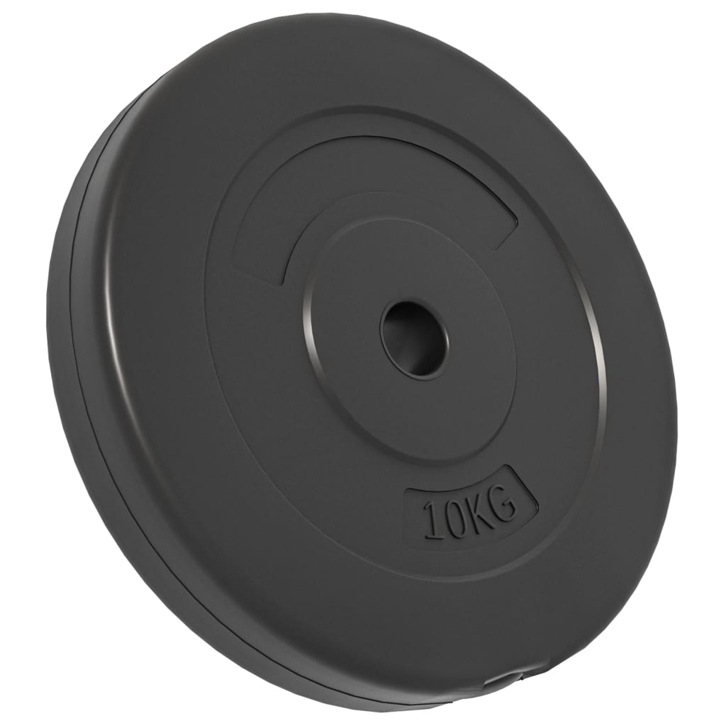 vidaXL Plaques de poids 4 pcs 30 kg Béton