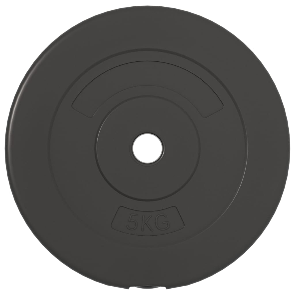 vidaXL Plaques de poids 4 pcs 30 kg Béton