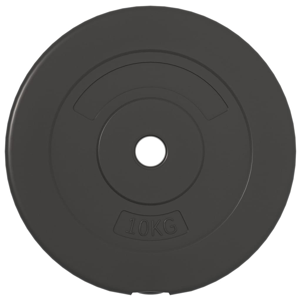 vidaXL Plaques de poids 4 pcs 30 kg Béton
