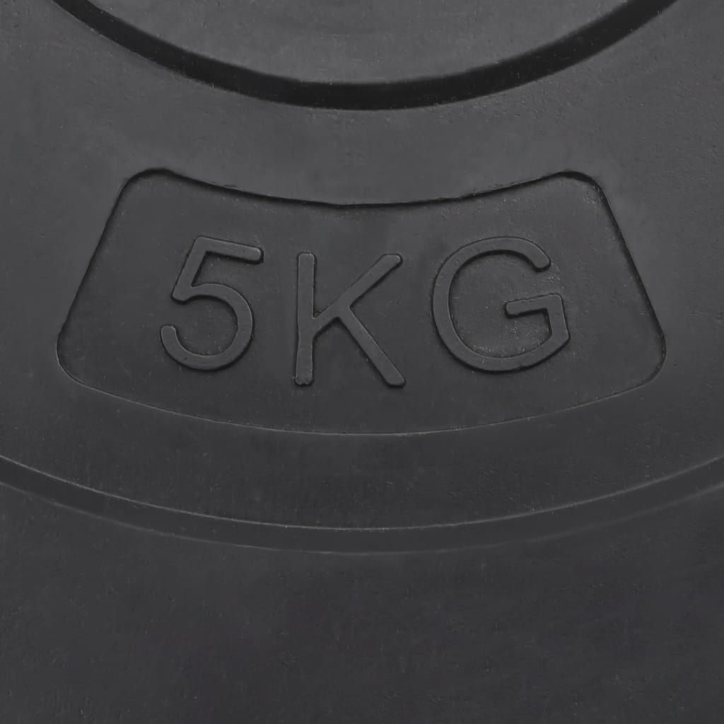 vidaXL Plaques de poids 4 pcs 30 kg Béton