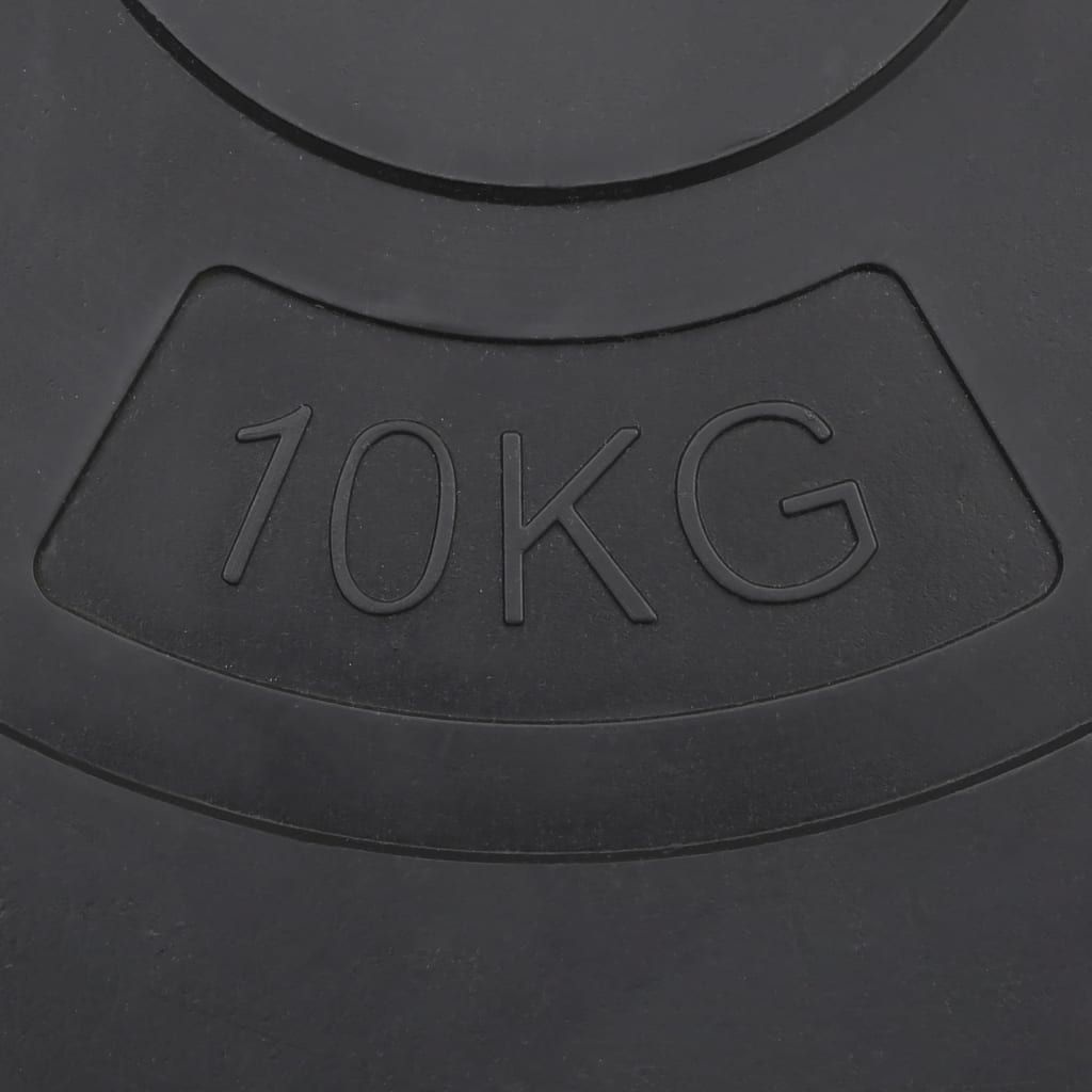 vidaXL Plaques de poids 4 pcs 30 kg Béton