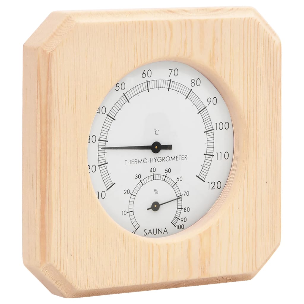 vidaXL Ensemble 2 en 1 hydrothermographe et minuterie à sable de sauna