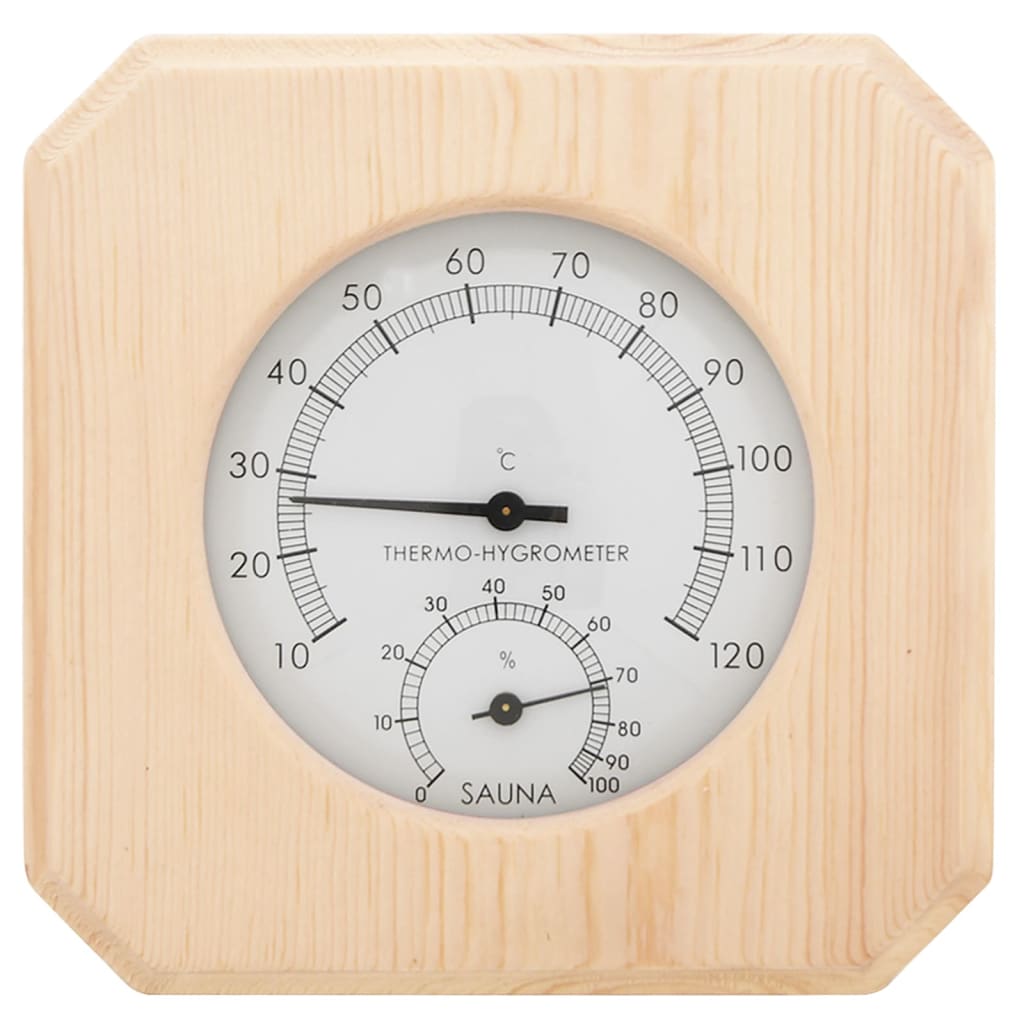 vidaXL Ensemble 2 en 1 hydrothermographe et minuterie à sable de sauna