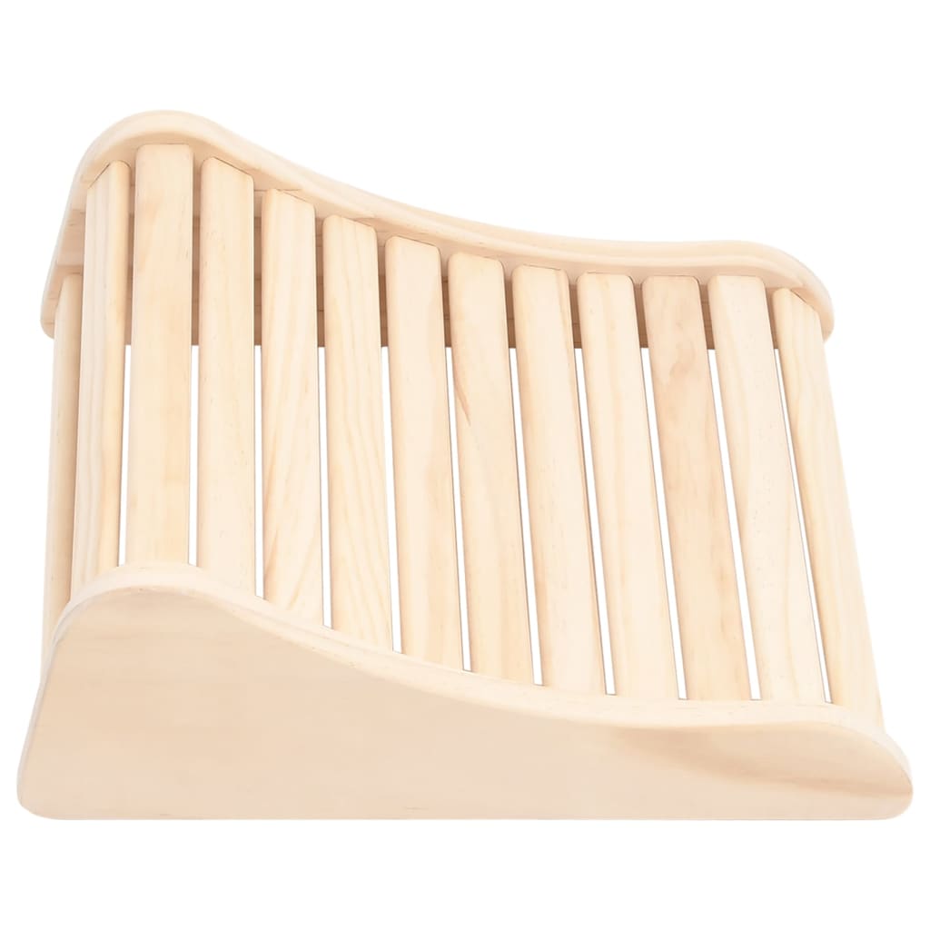 vidaXL Appui-tête de sauna Bois massif de pin