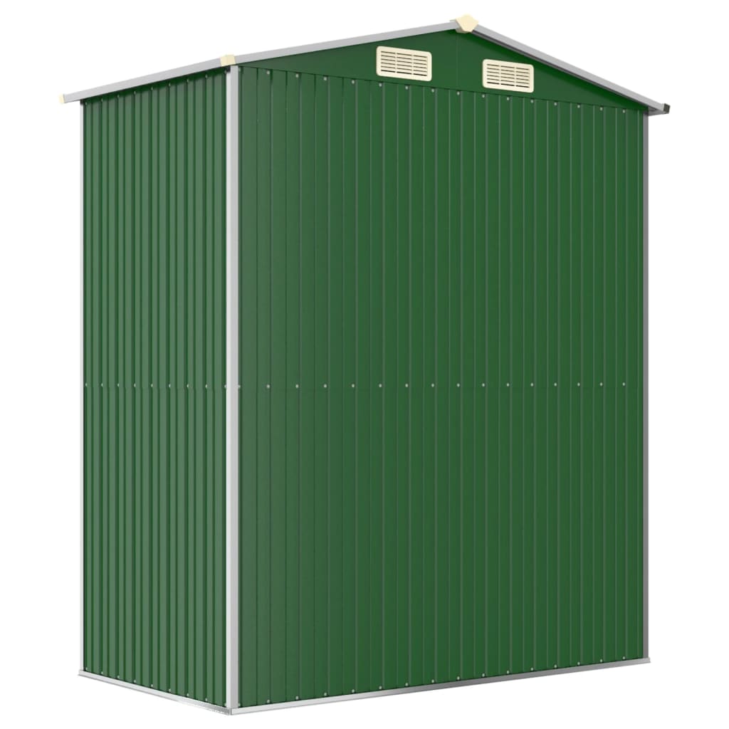 vidaXL Abri de jardin Vert 192x108x223 cm Acier galvanisé