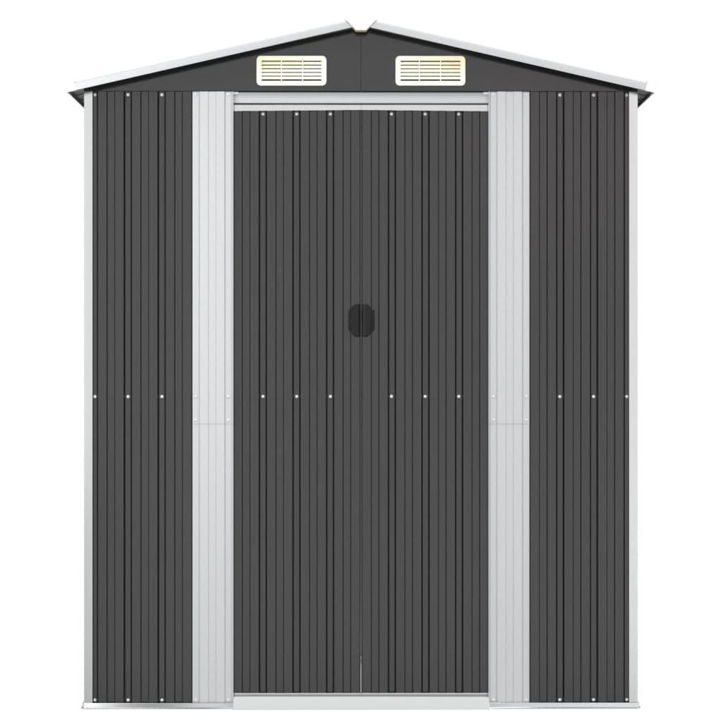 vidaXL Abri de jardin Anthracite 192x108x223 cm Acier galvanisé