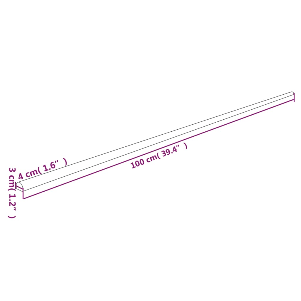 vidaXL Protecteurs d'angle 2 pcs Jaune et noir 4x3x100 cm PU