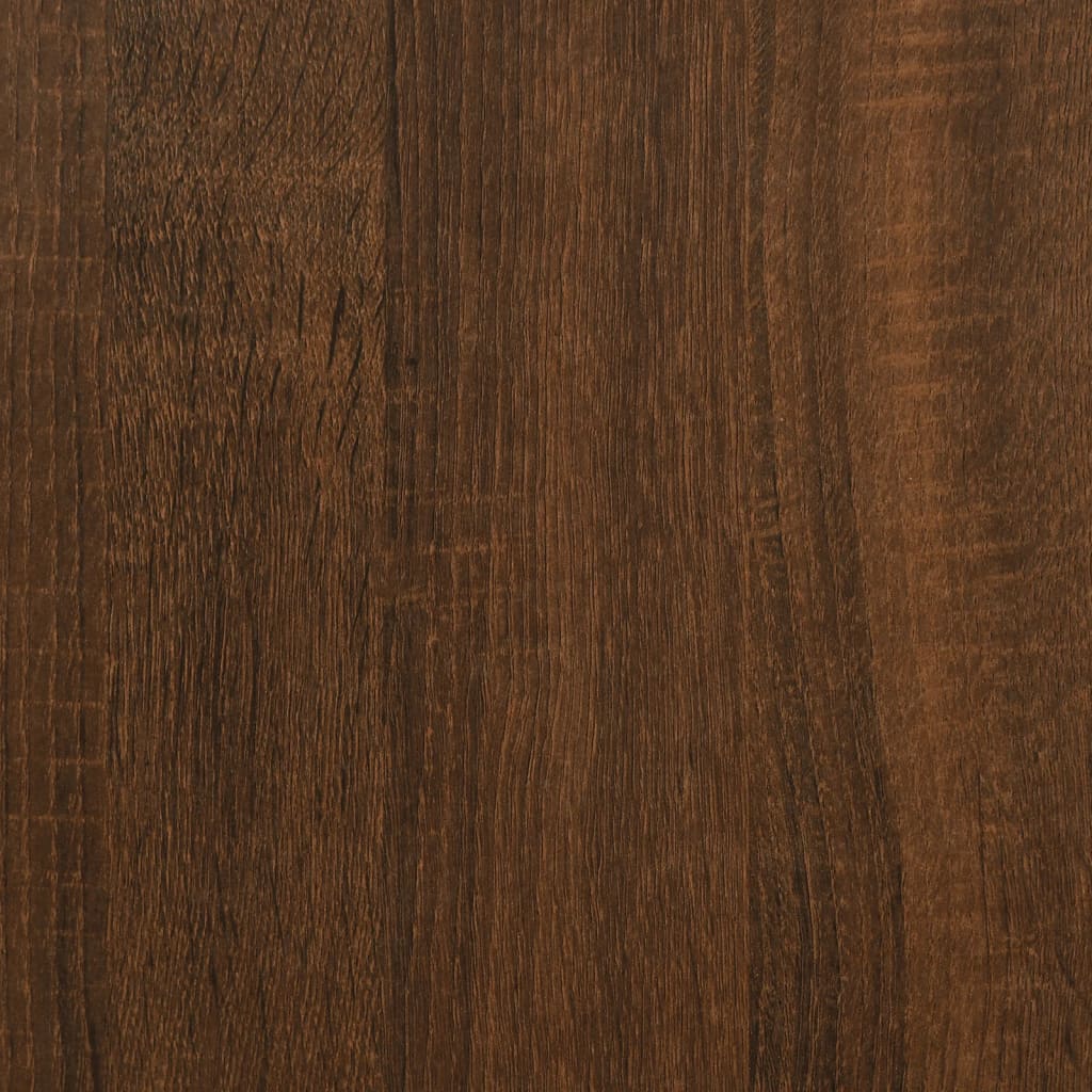 vidaXL Support de moniteur chêne marron 37x23x14 cm bois d'ingénierie