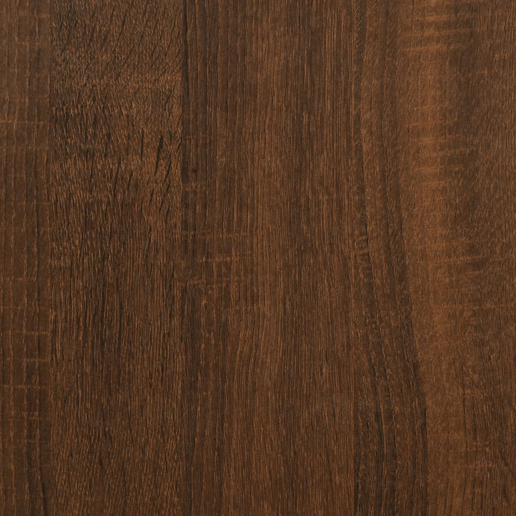 vidaXL Support de moniteur chêne marron 85x23x15,5cm bois d'ingénierie