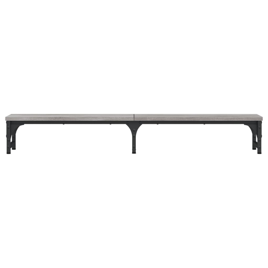 vidaXL Support de moniteur sonoma gris 105x23x15,5cm bois d'ingénierie