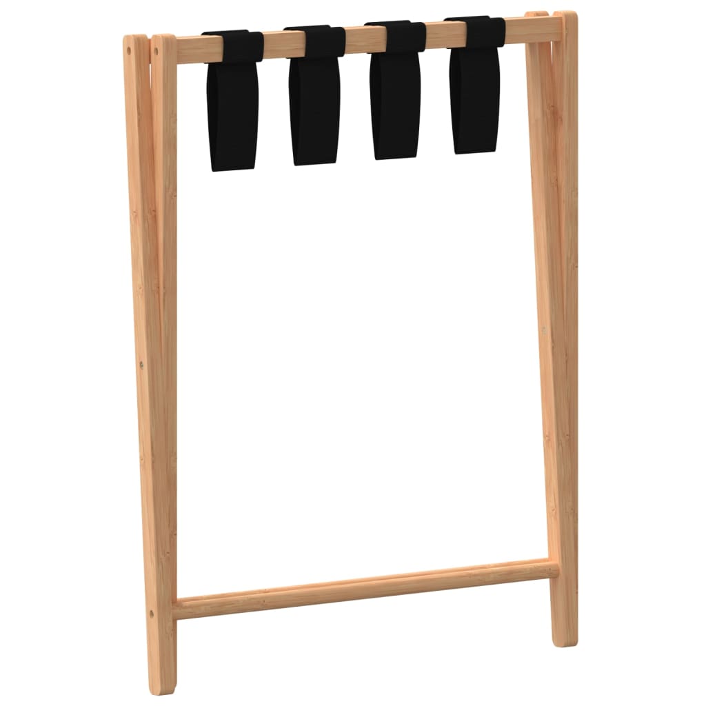 vidaXL Porte-bagages 68,5x38x58 cm bambou