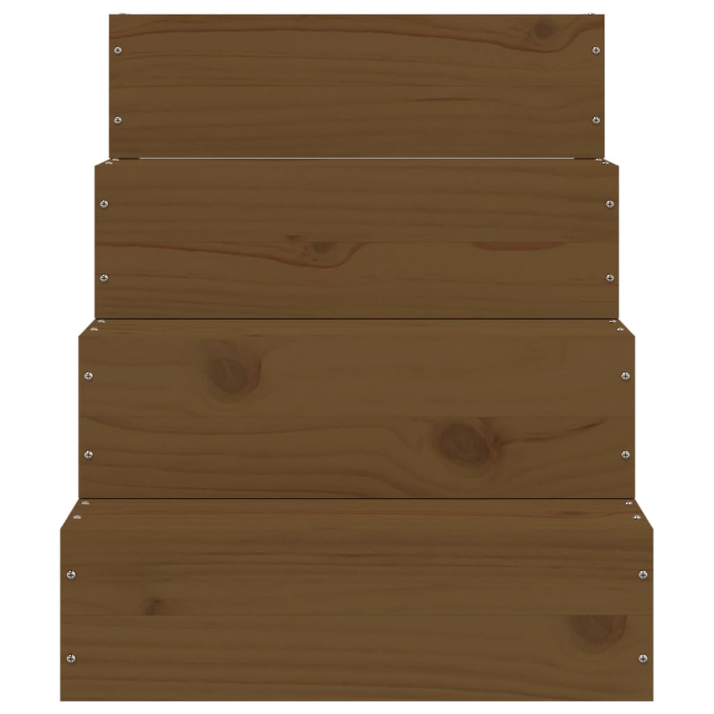 vidaXL Escalier animaux de compagnie Marron miel 40x49x47 cm Bois pin