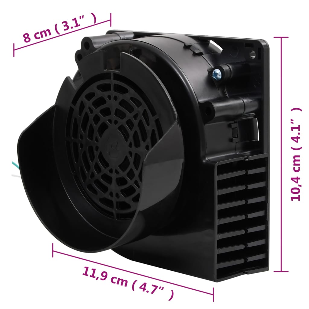 vidaXL Guirlande lumineuse à LED avec 66 LED et ventilateur 660 cm