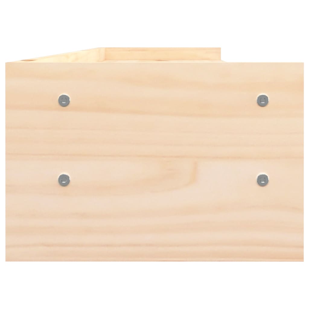 vidaXL Support pour moniteur 100x24x16 cm Bois de pin solide