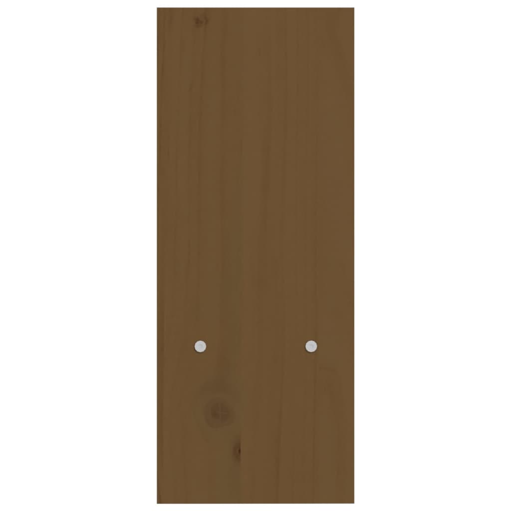 vidaXL Support de moniteur Marron miel (39-72)x17x43 cm Bois de pin
