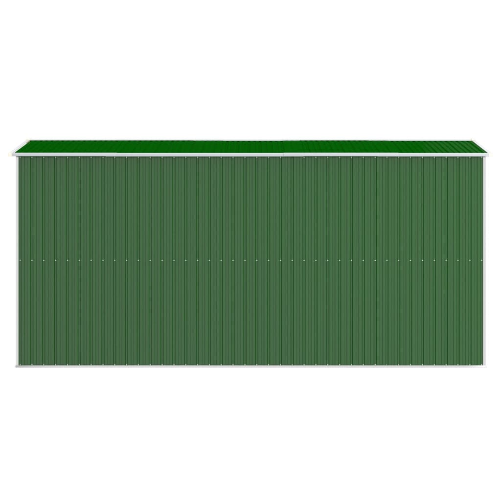 vidaXL Abri de jardin Vert 192x440x223 cm Acier galvanisé