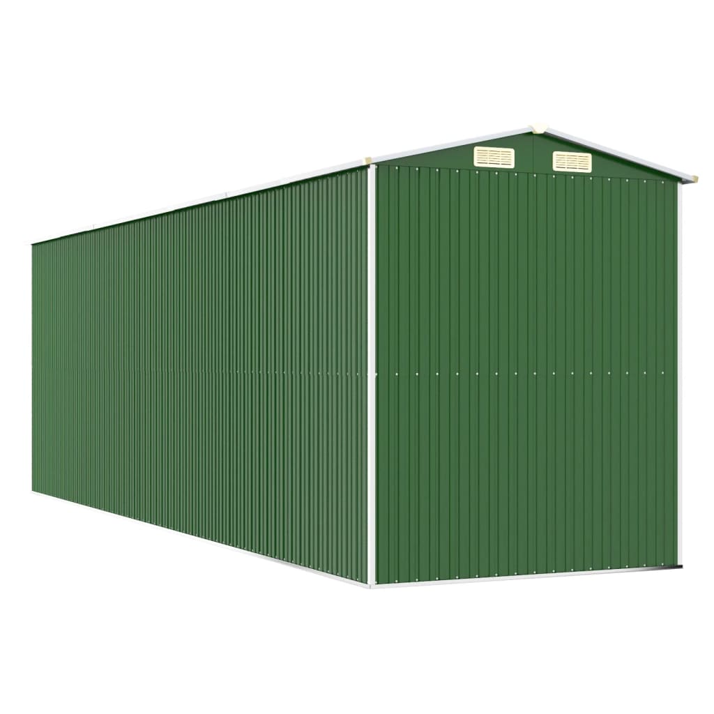 vidaXL Abri de jardin Vert 192x606x223 cm Acier galvanisé