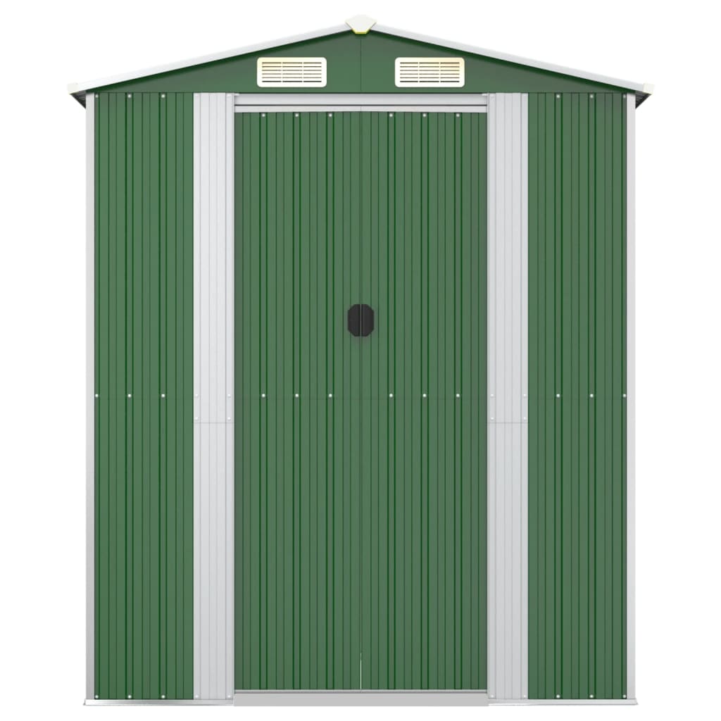 vidaXL Abri de jardin Vert 192x689x223 cm Acier galvanisé