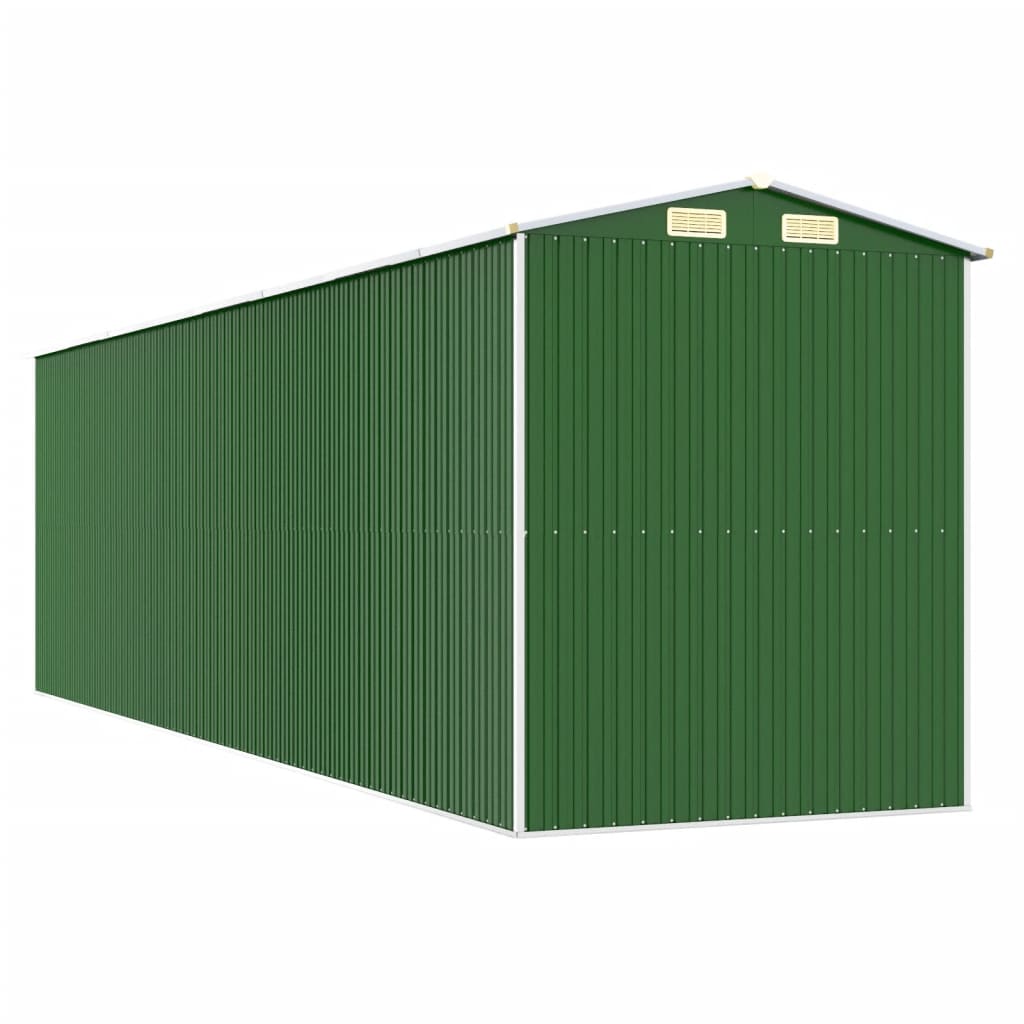 vidaXL Abri de jardin Vert 192x689x223 cm Acier galvanisé