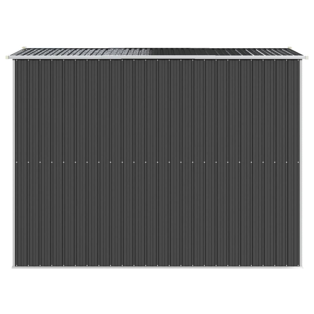 vidaXL Abri de jardin Anthracite 192x274x223 cm Acier galvanisé