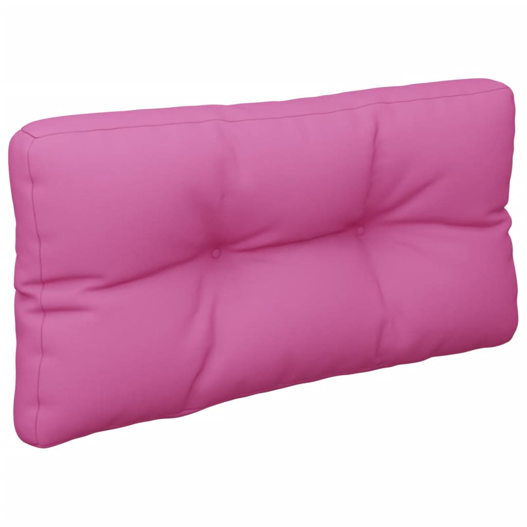 vidaXL Coussins de palette 2 pcs rose tissu