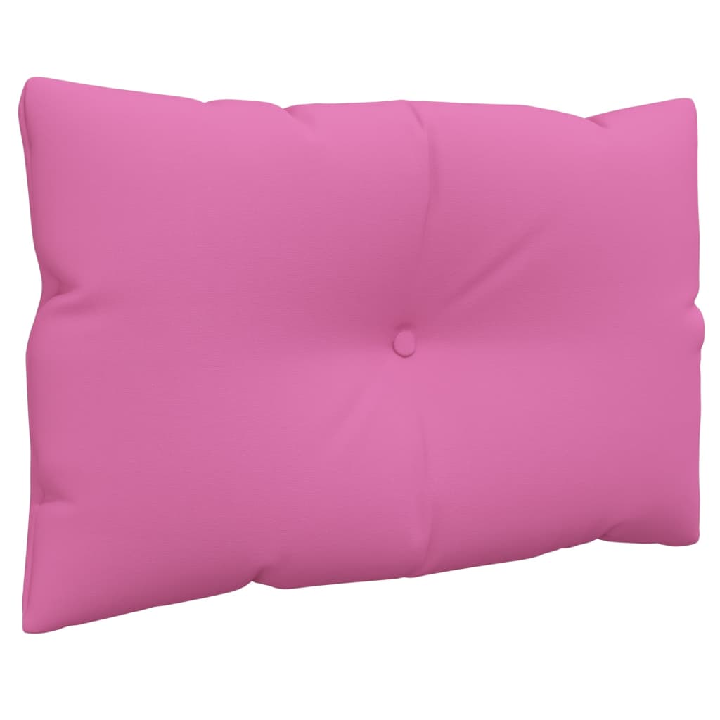 vidaXL Coussins de palette 2 pcs rose tissu Oxford
