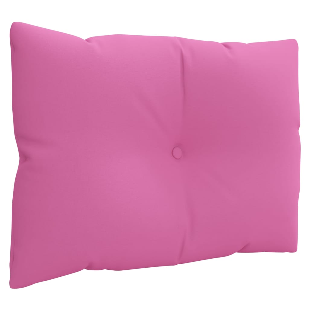 vidaXL Coussins de palette 3 pcs rose tissu Oxford