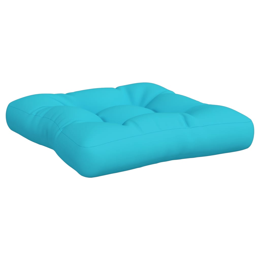 vidaXL Coussins de palette 3 pcs turquoise tissu Oxford