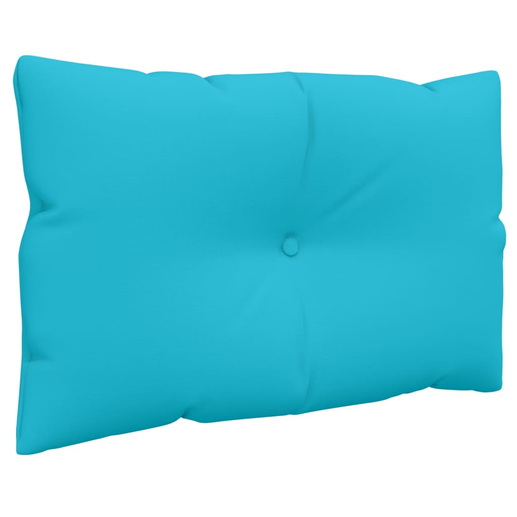 vidaXL Coussins de palette 3 pcs turquoise tissu Oxford