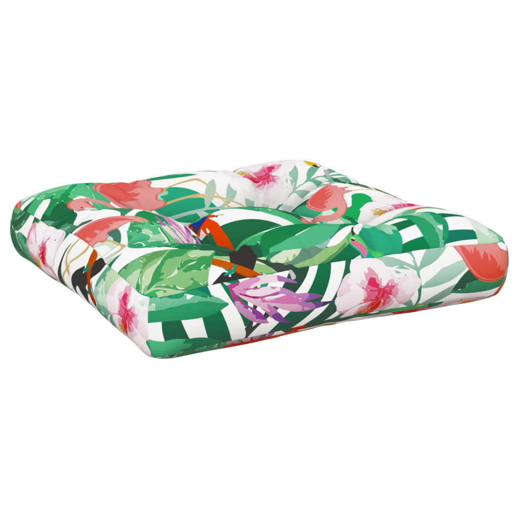 vidaXL Coussin de palette multicolore 60x61,5x10 cm tissu Oxford