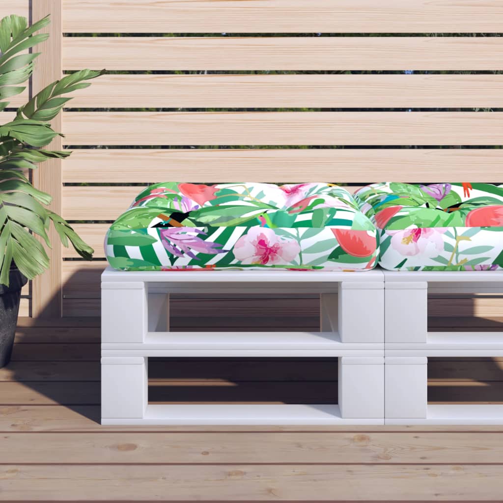 vidaXL Coussin de palette multicolore 60x61,5x10 cm tissu Oxford