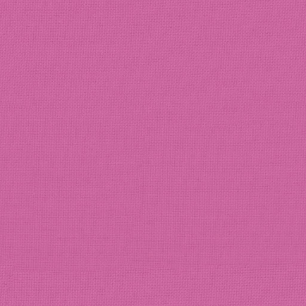 vidaXL Coussin de palette rose 60x61,5x10 cm tissu Oxford