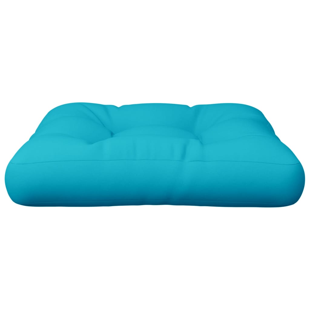 vidaXL Coussin de palette turquoise 60x61,5x10 cm tissu Oxford