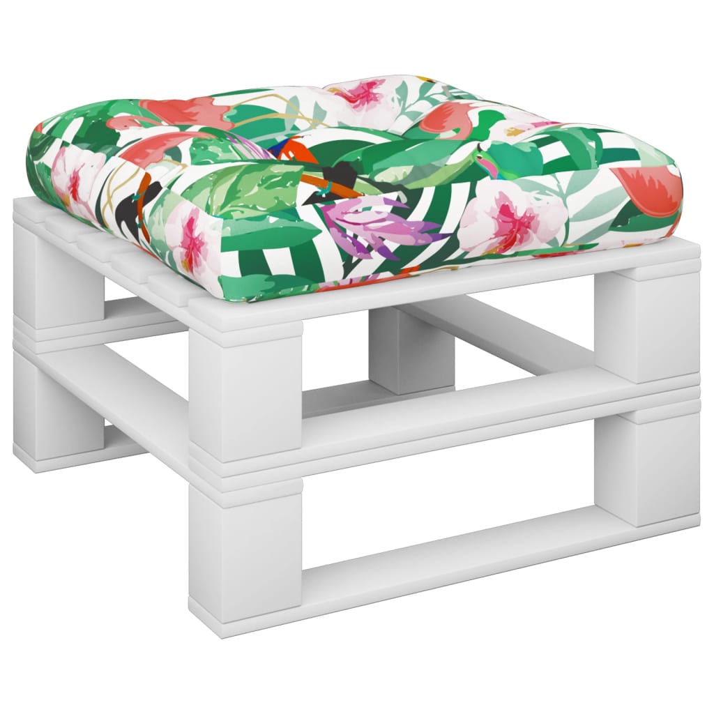 vidaXL Coussin de palette multicolore 58x58x10 cm tissu Oxford