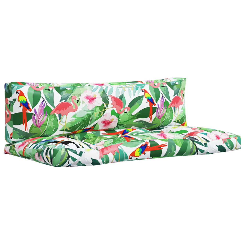 vidaXL Coussins de palette 2 pcs multicolore tissu Oxford