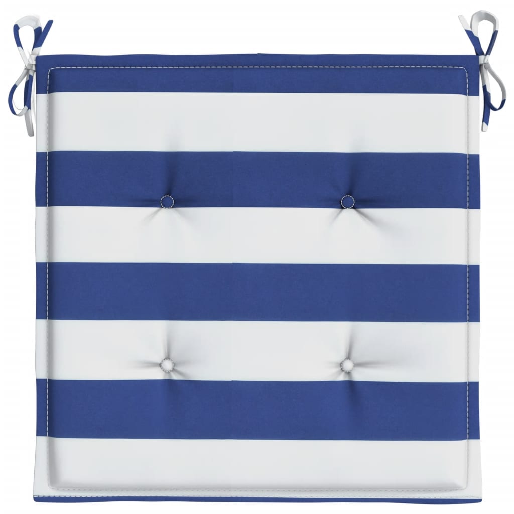 vidaXL Coussins de chaise de jardin lot de 4 50x50x3 cm