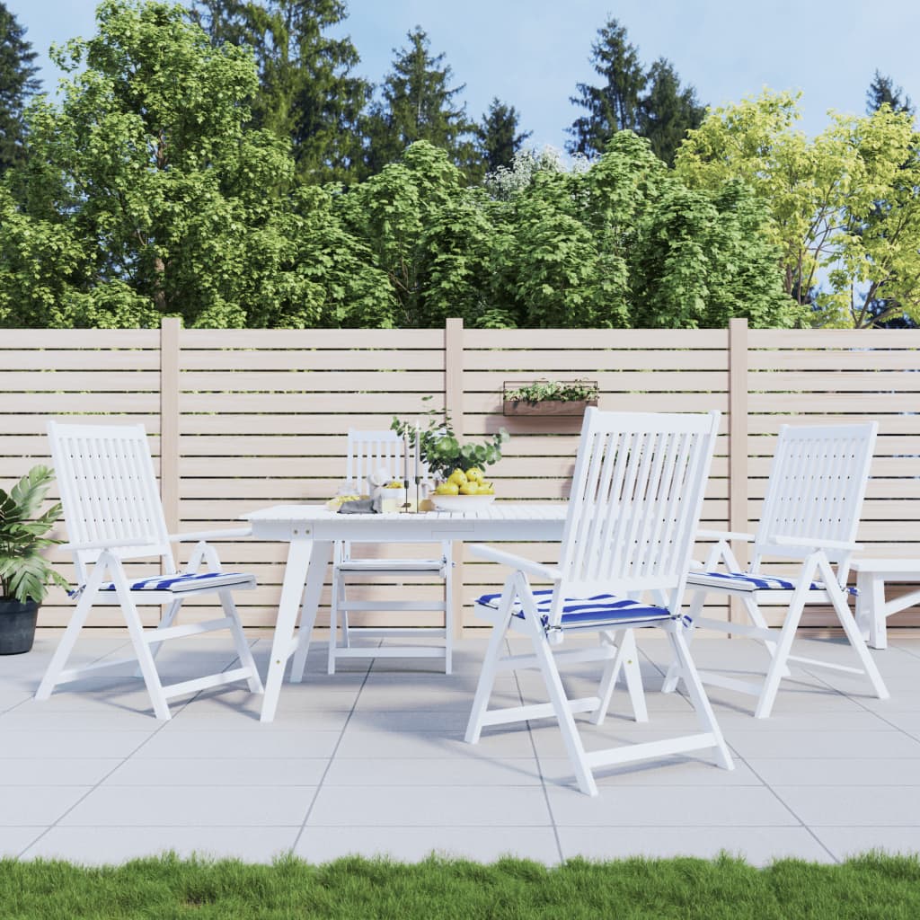 vidaXL Coussins de chaise de jardin lot de 4 50x50x3 cm