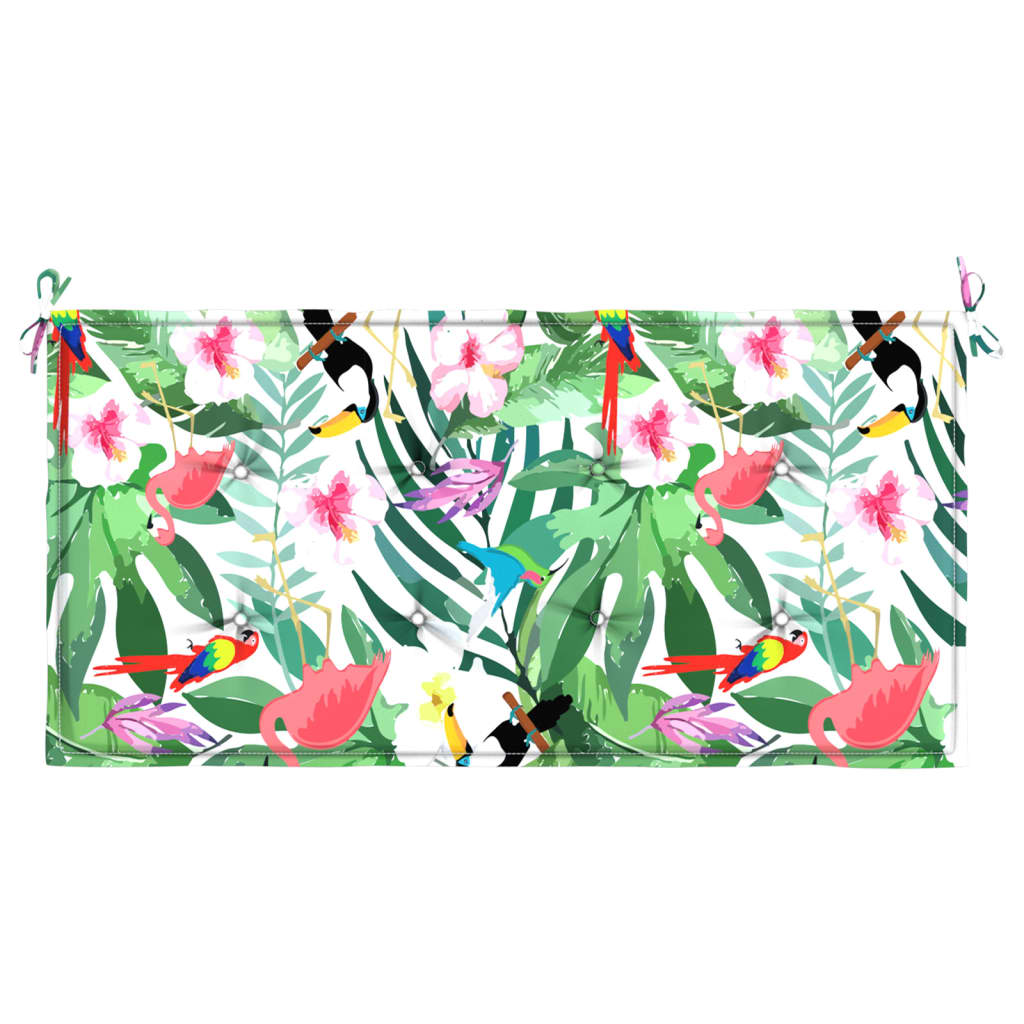 vidaXL Coussin de banc de jardin multicolore 100x50x3 cm tissu oxford