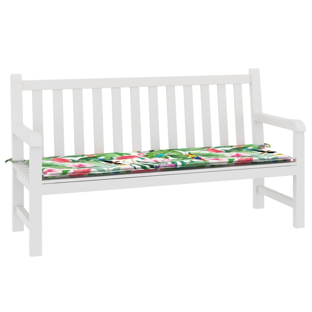 vidaXL Coussin de banc de jardin multicolore 150x50x3 cm tissu oxford