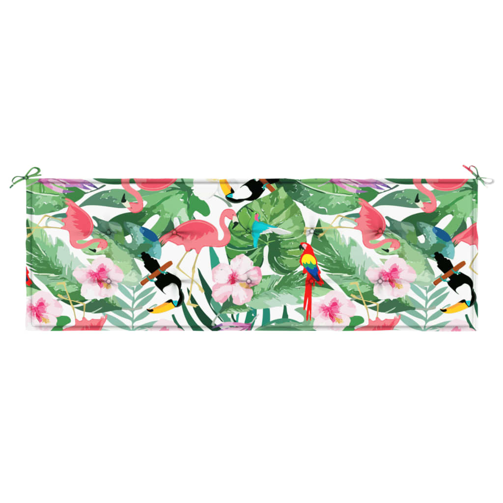 vidaXL Coussin de banc de jardin multicolore 150x50x3 cm tissu oxford