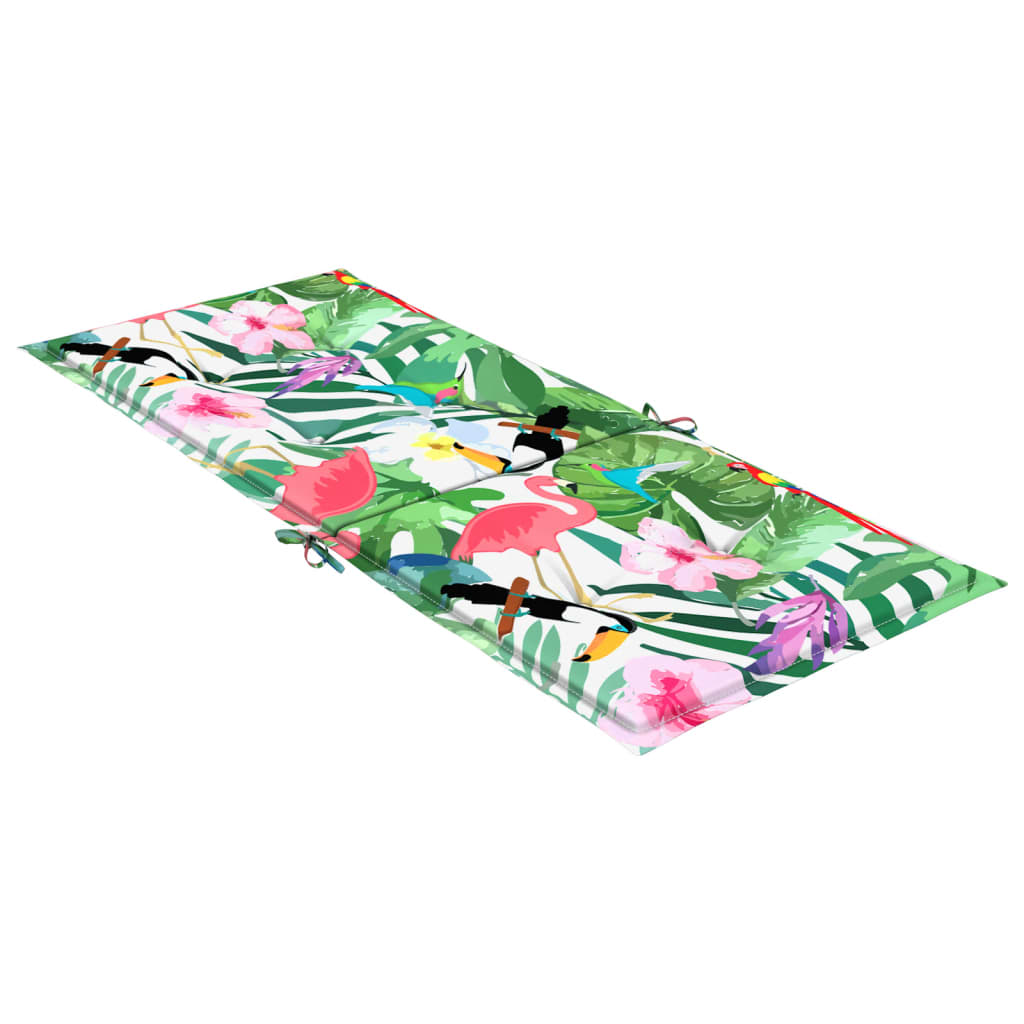 vidaXL Coussins de chaise à dossier haut 4 pcs multicolore tissu