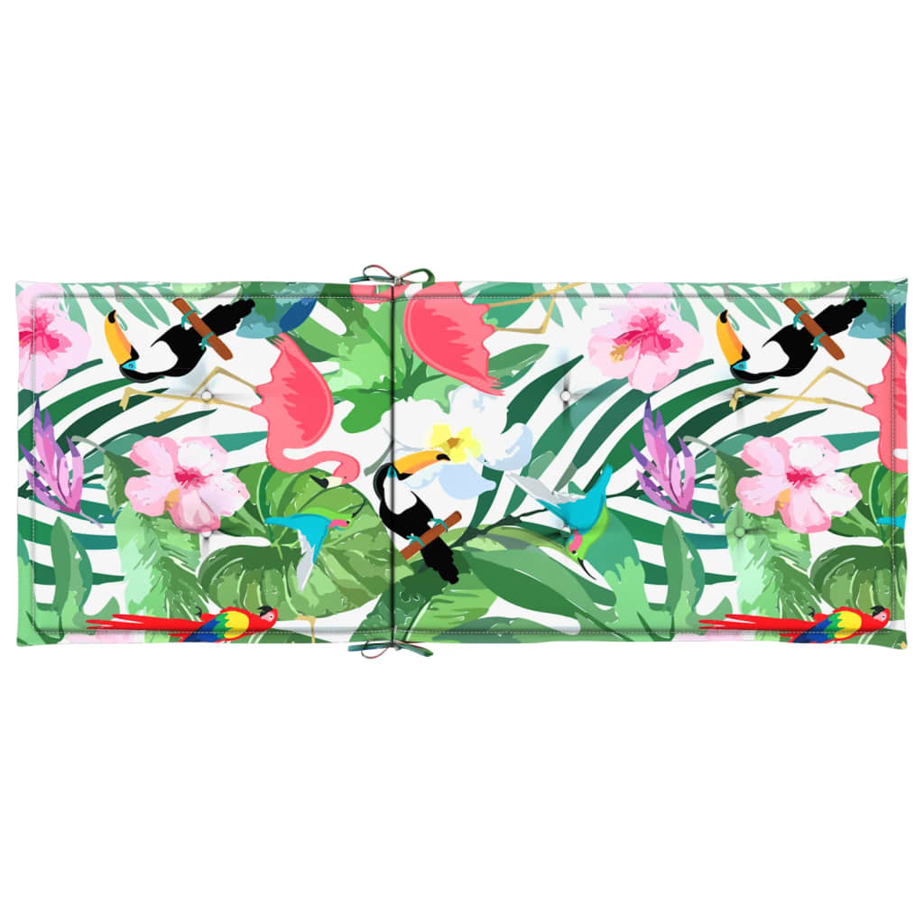 vidaXL Coussins de chaise à dossier haut 4 pcs multicolore tissu