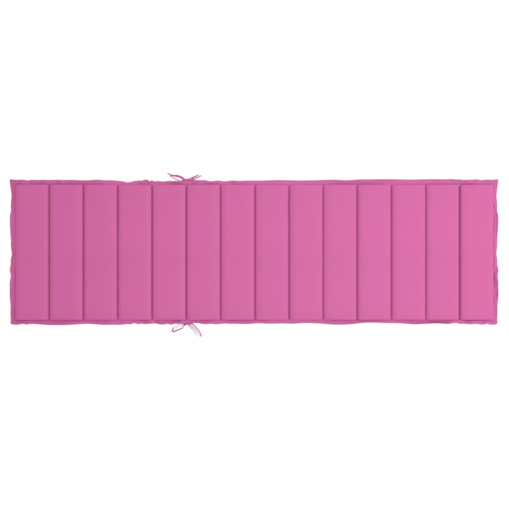 vidaXL Coussin de chaise longue rose tissu oxford