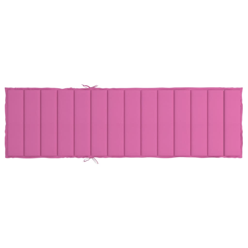 vidaXL Coussin de chaise longue rose tissu oxford