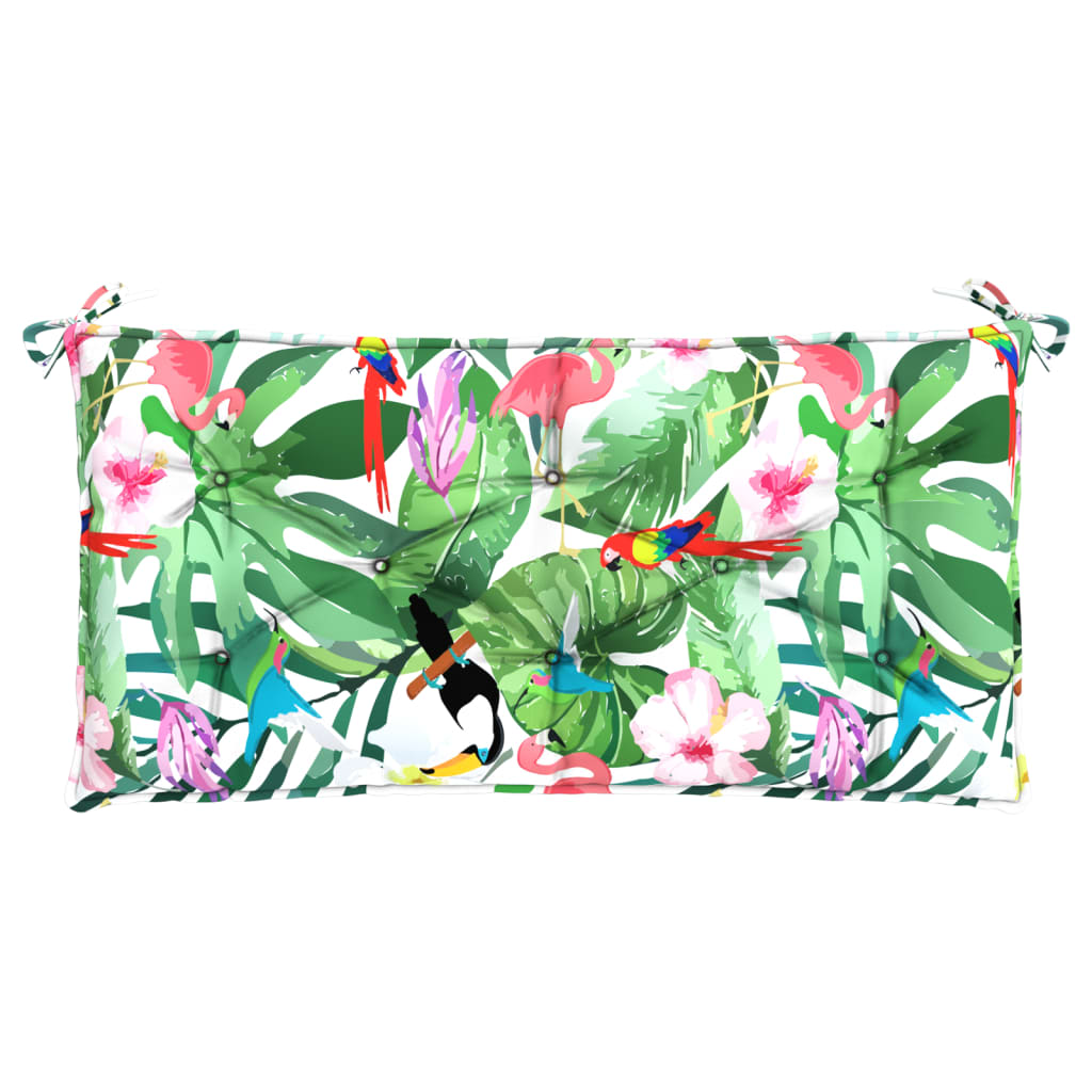 vidaXL Coussins de banc de jardin lot de 2 multicolore 100x50x7 cm