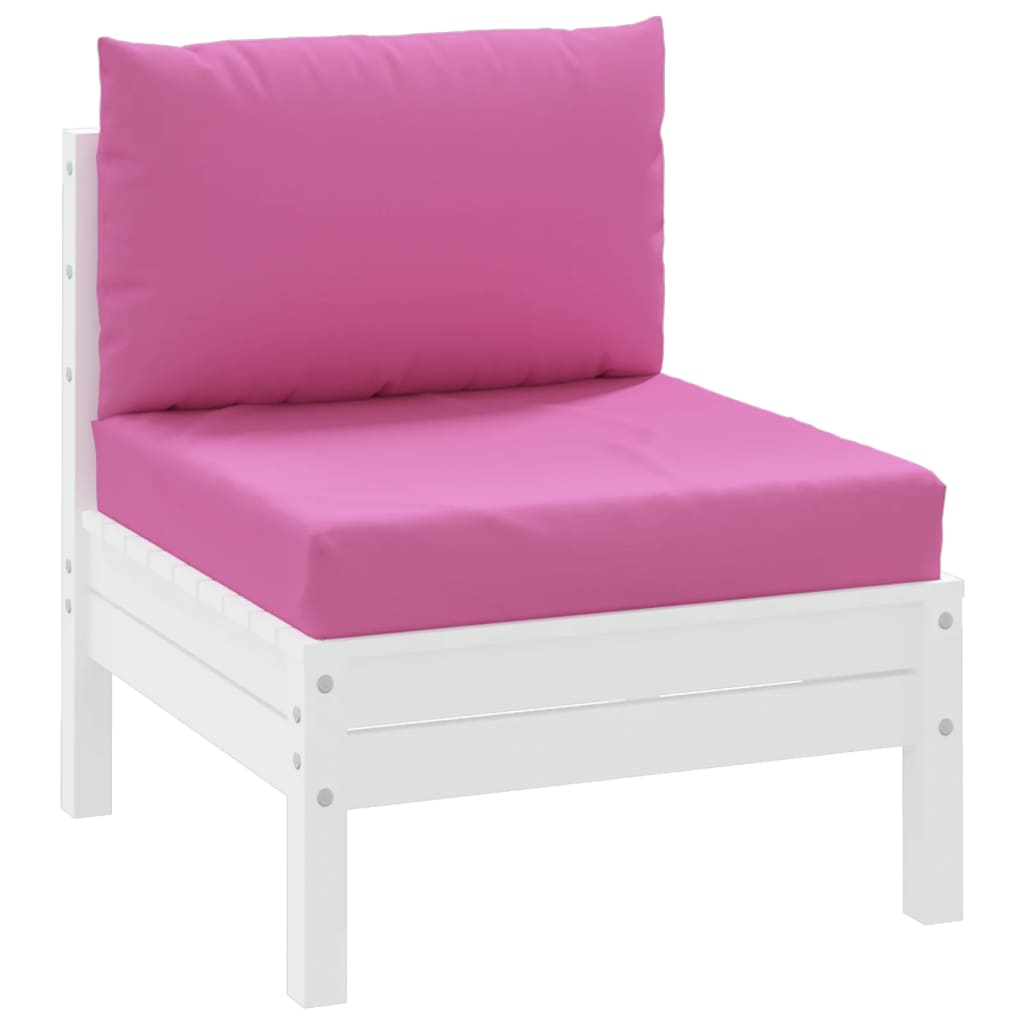 vidaXL Coussins de palette 2 pcs rose tissu Oxford