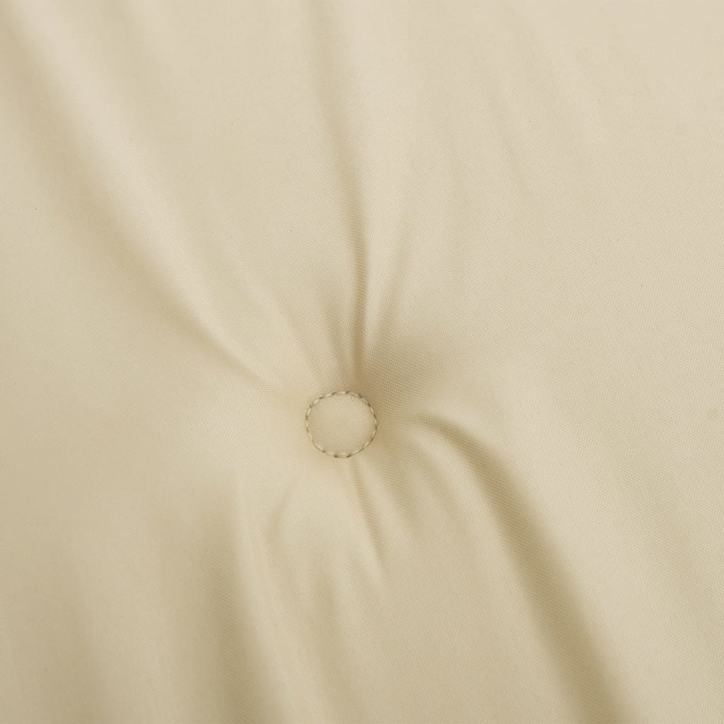 vidaXL Coussins de chaise à dossier haut lot de 6 beige tissu oxford
