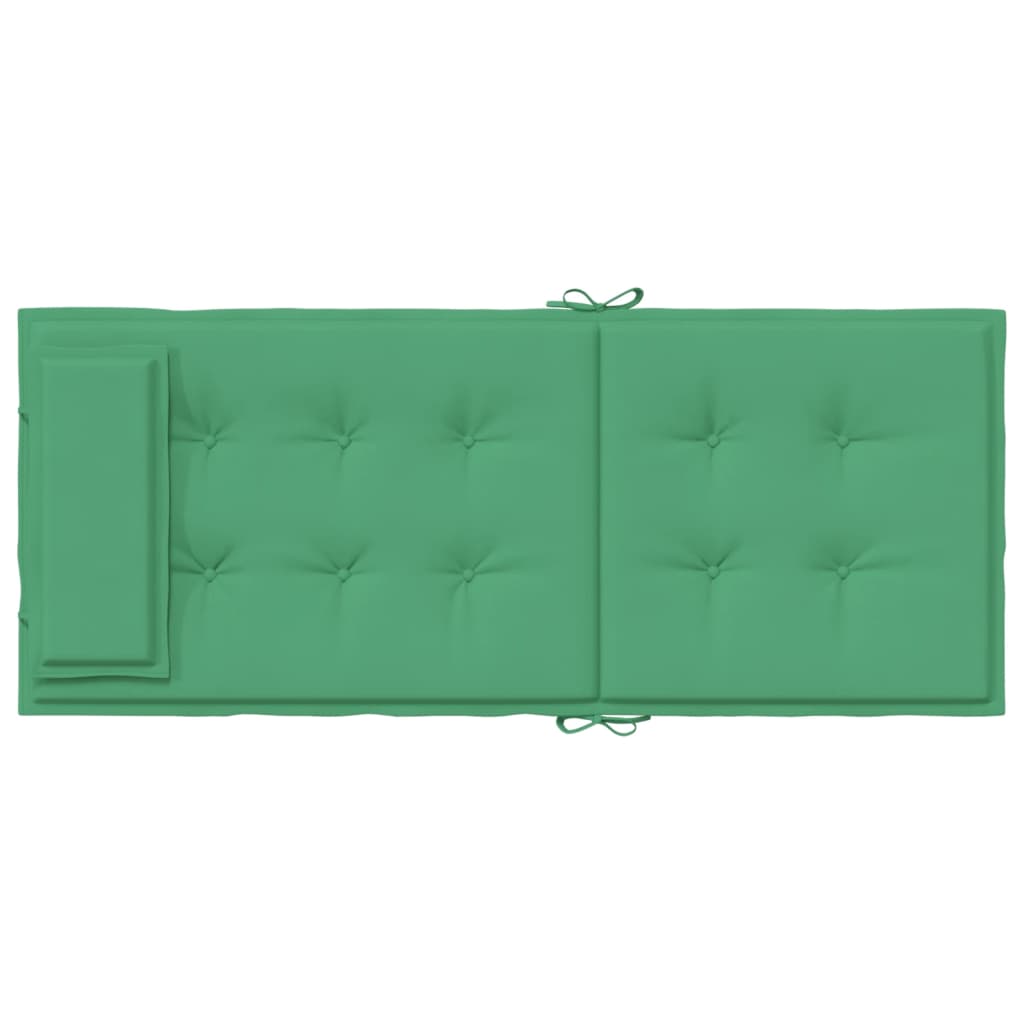 vidaXL Coussins de chaise à dossier haut lot de 6 vert tissu oxford