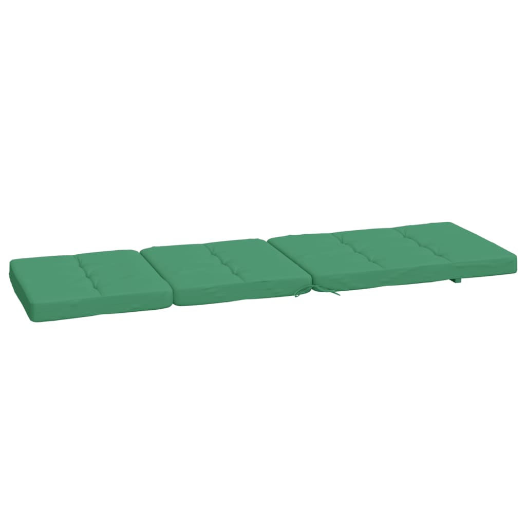 vidaXL Coussins de chaise longue lot de 2 vert tissu oxford