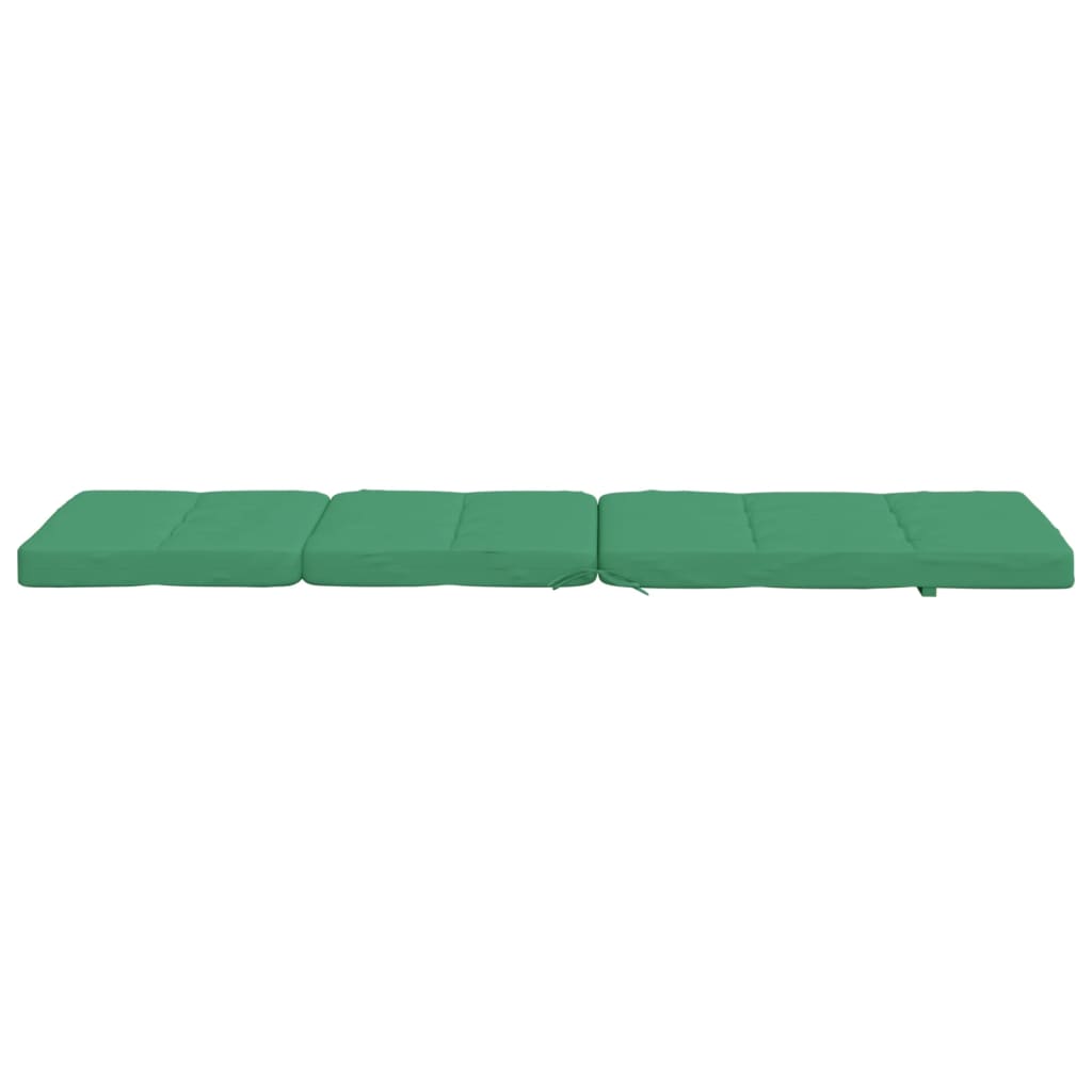 vidaXL Coussins de chaise longue lot de 2 vert tissu oxford